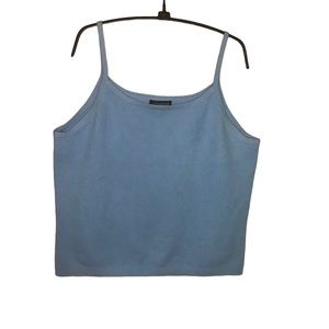 100% Cashmere Lightweight Lands’ End Tank Top
